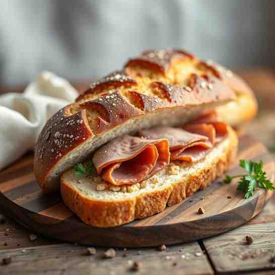 Icelandic Rye Bread - Make Hangikjöt Smoked Lamb Sandwiches